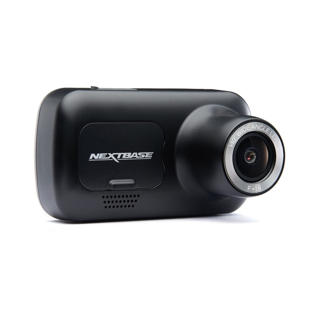 Nextbase 222 Compact Dash Cam in Black 2.5" HD IPS Screen, 1080p Full HD, Intelligent Parking Mode, G Force Sensor, 0.17lbs Assembled.