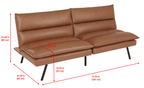 Mainstays Pillow Top Futon, Charcoal