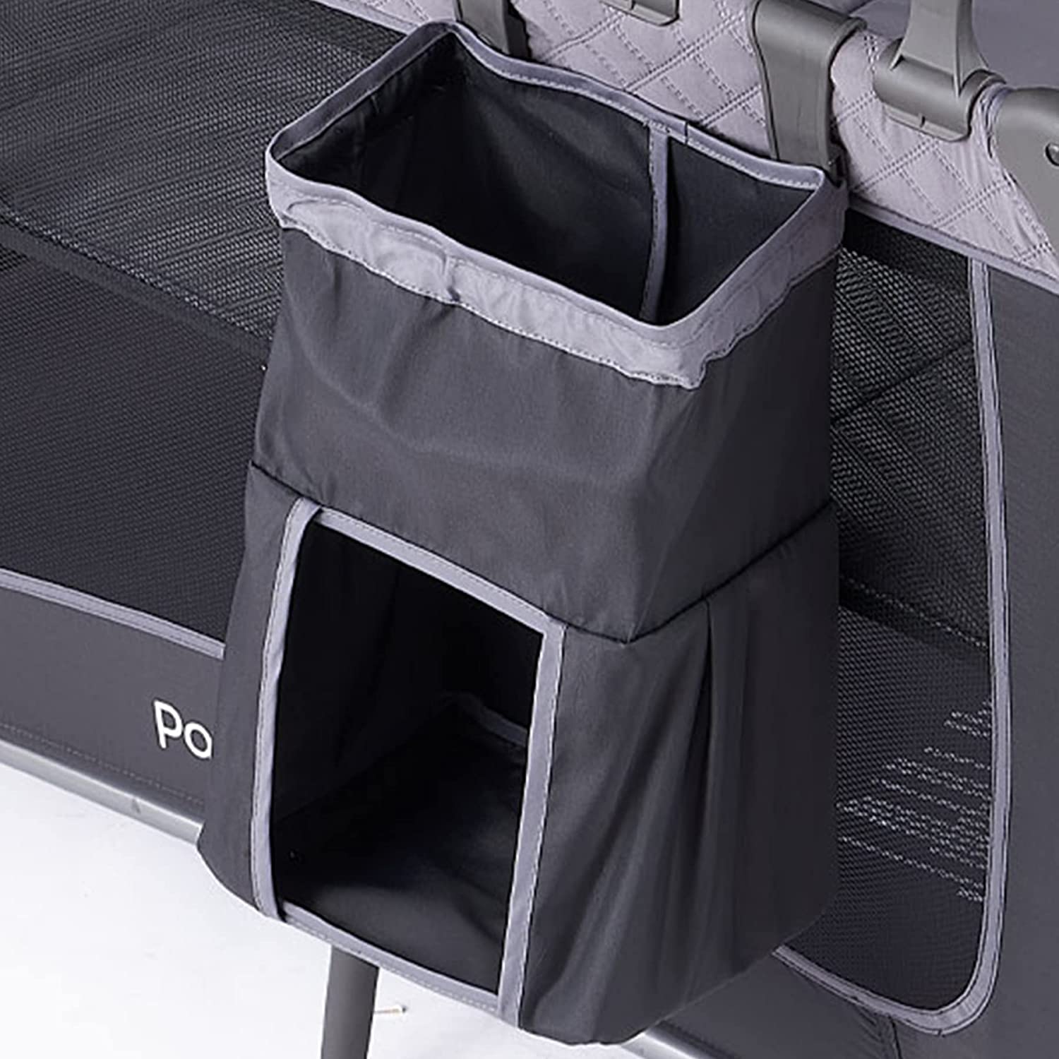 Pamo Babe Unisex Portable Baby Play Yard Include Wheels, Canopy, Changing Table for Newborn(Grey)