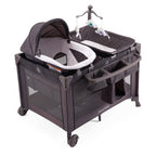 Pamo Babe Unisex Nursery Center Baby Playard with Bassinet & Changing Table, 0-36 Months