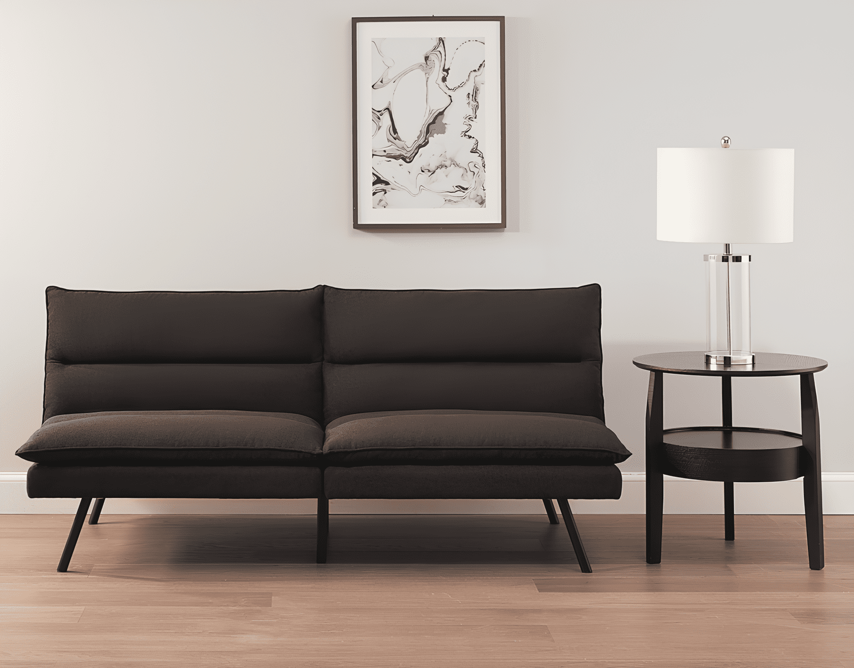 Mainstays Pillow Top Futon, Charcoal