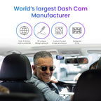 Nextbase 222 Compact Dash Cam in Black 2.5" HD IPS Screen, 1080p Full HD, Intelligent Parking Mode, G Force Sensor, 0.17lbs Assembled.